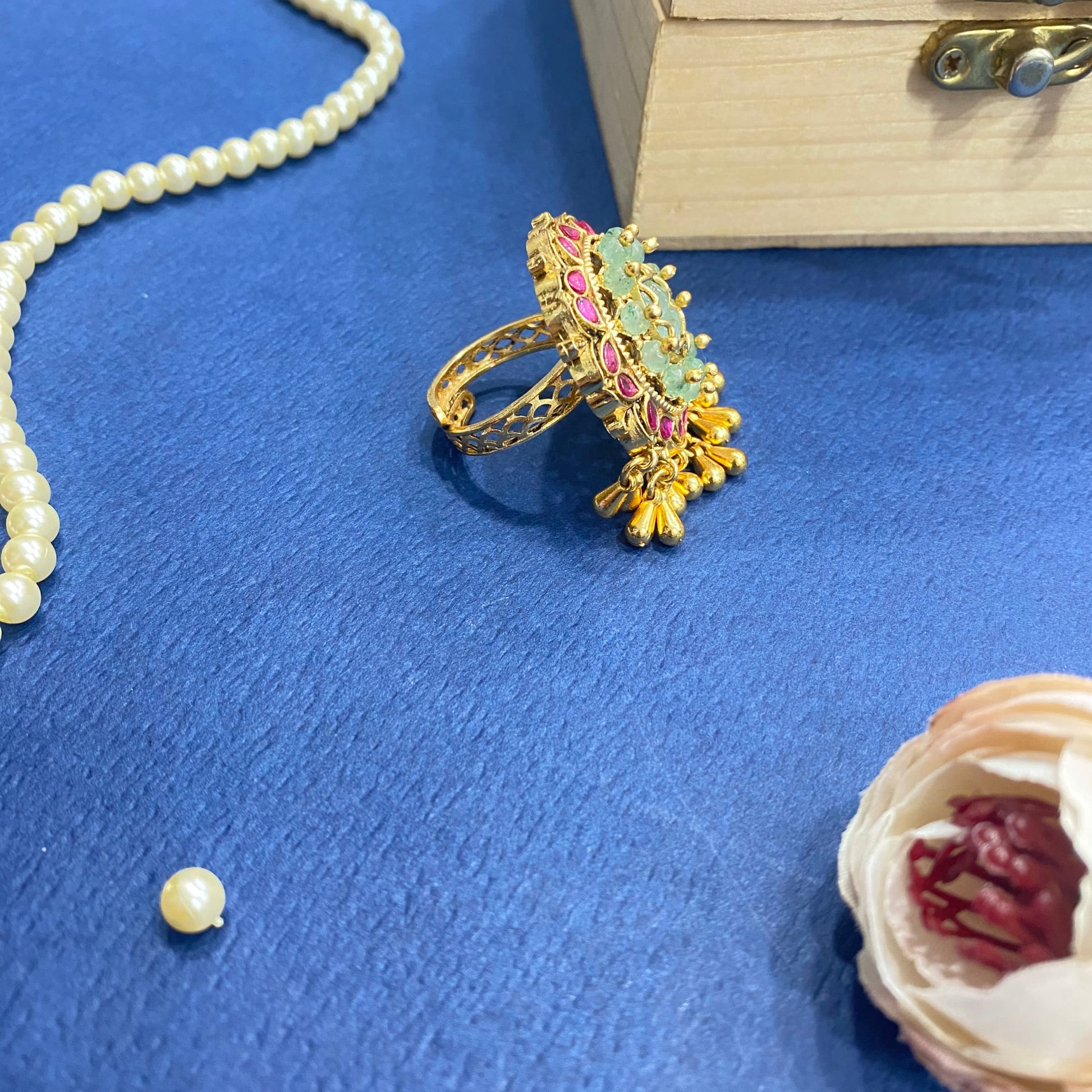 Festive Kundan Ring