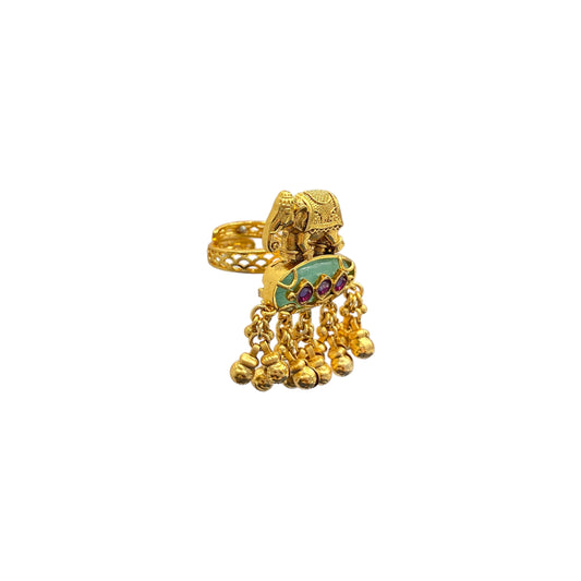 Karva Chauth Kundan Finger Ring