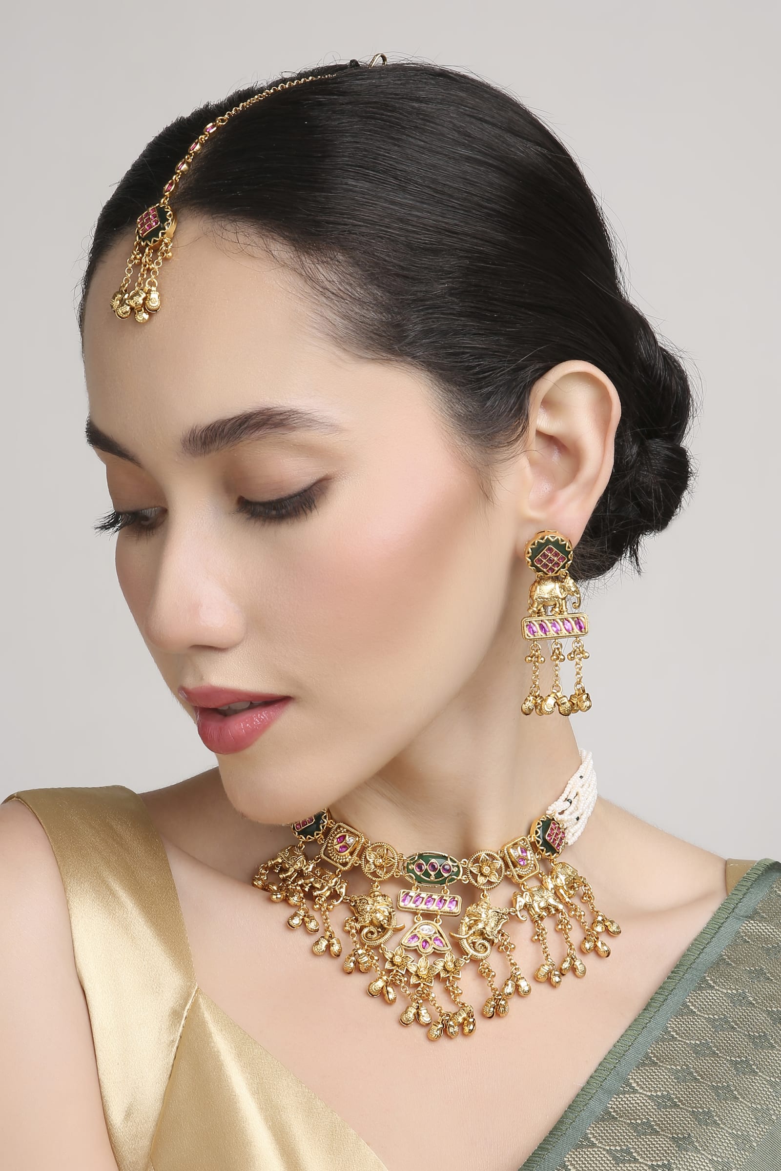 Puja Polki Bridal Set
