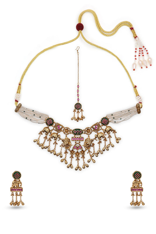 Puja Polki Bridal Set