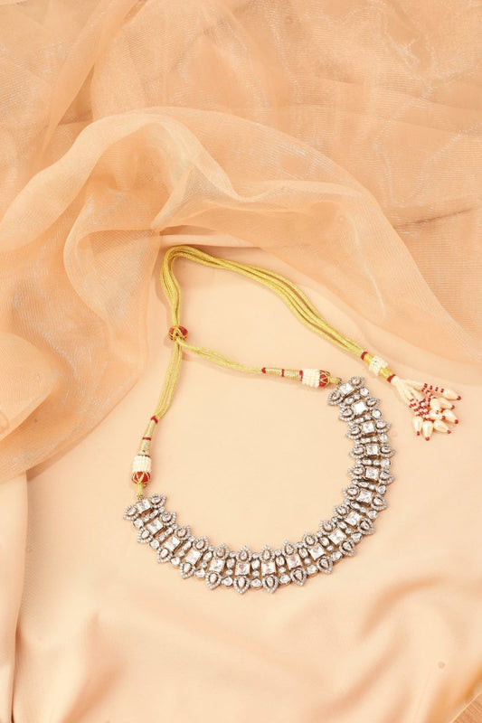 Mehendi Kundan Necklace Set