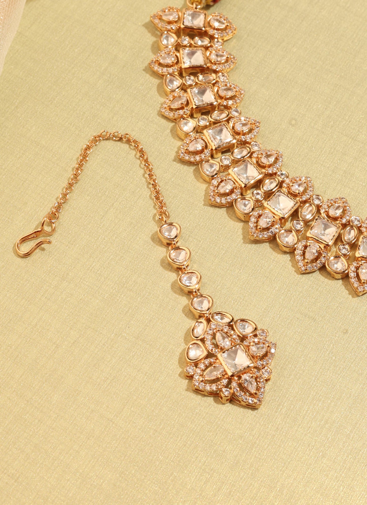Bridal Antique Gold Haar Set