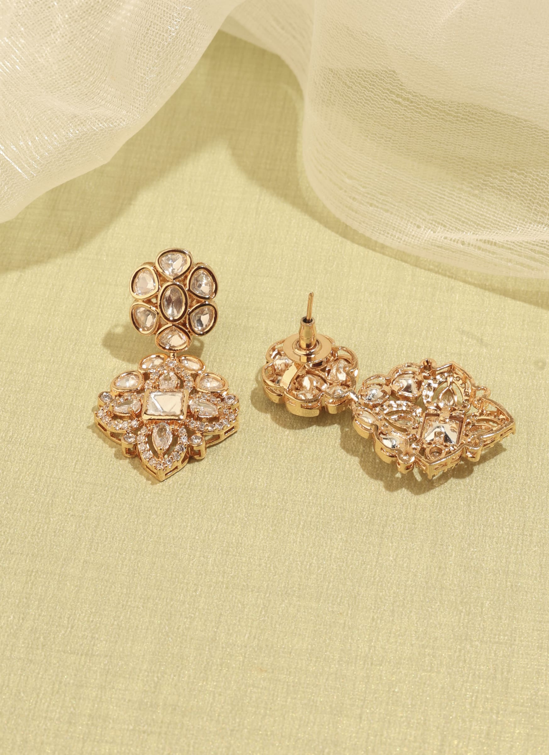Bridal Antique Gold Haar Set