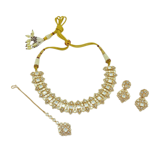 Bridal Antique Gold-Plated Haar Set