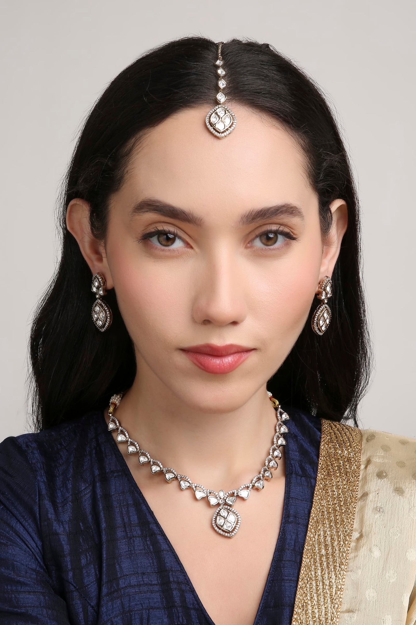 Bridal Antique Gold Long Haar