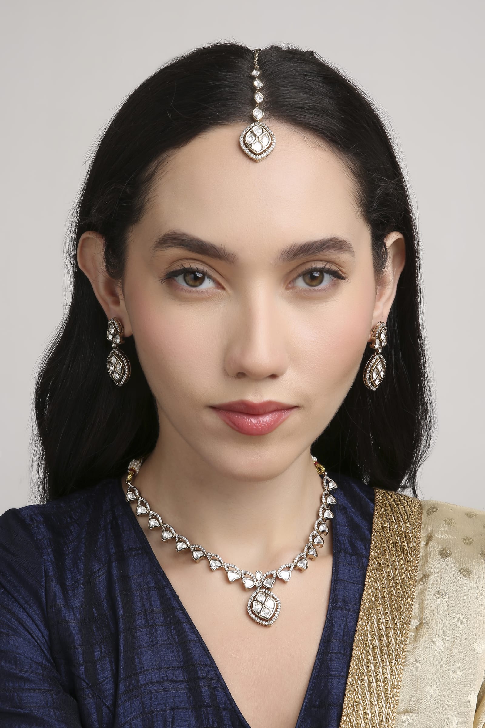 Bridal Antique Gold Long Haar