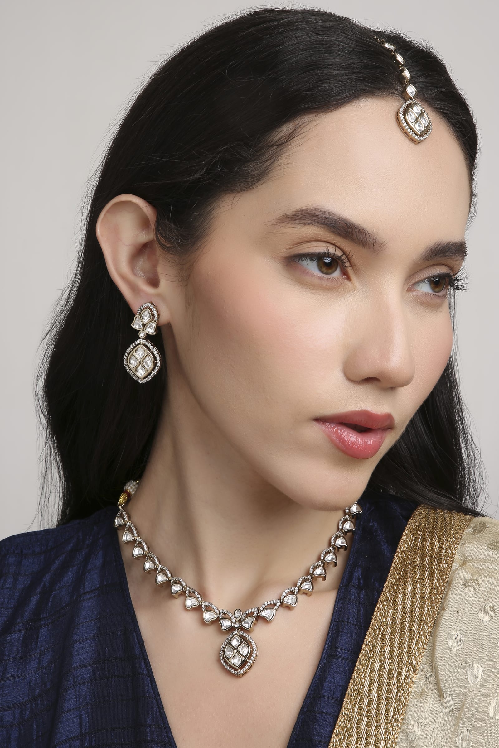 Bridal Antique Gold Long Haar