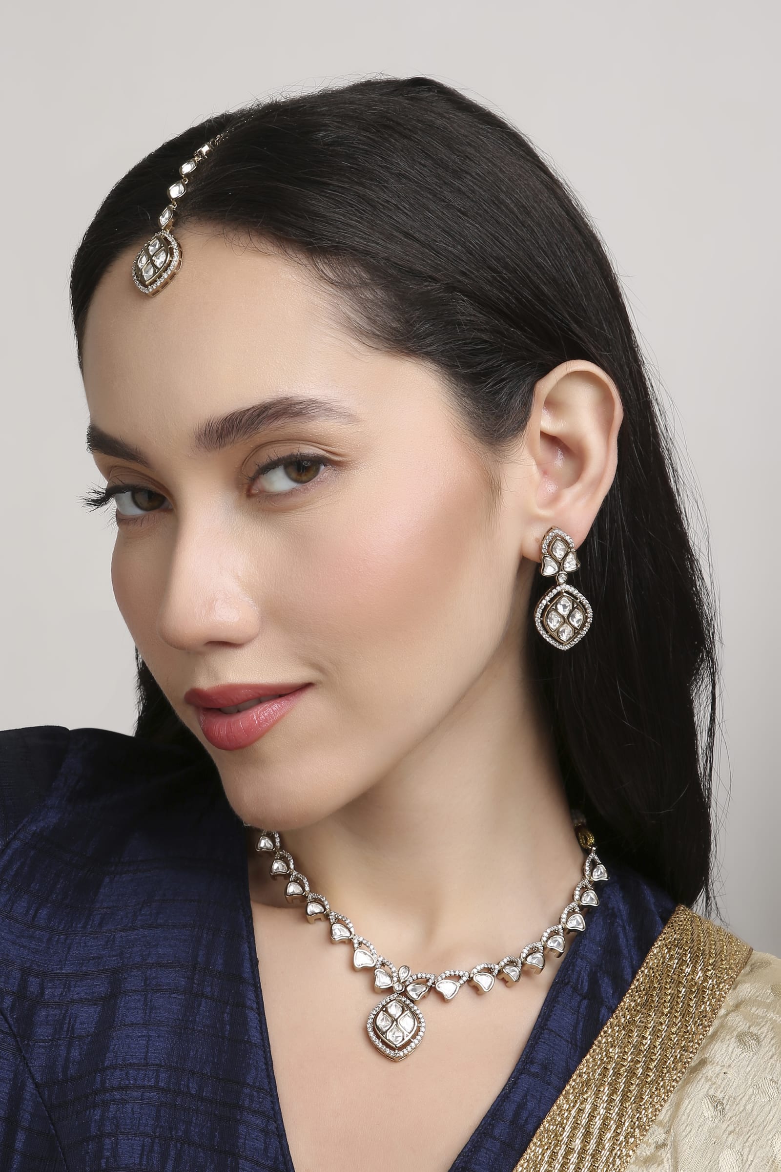 Bridal Antique Gold Long Haar