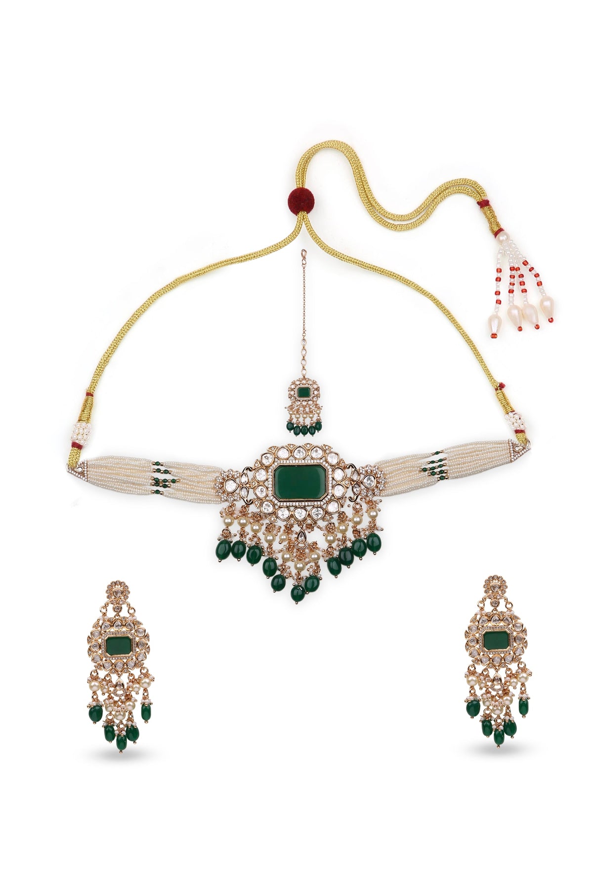 Dulhan Kundan Layered Set