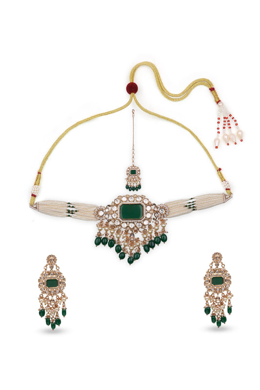 Dulhan Kundan Layered Set