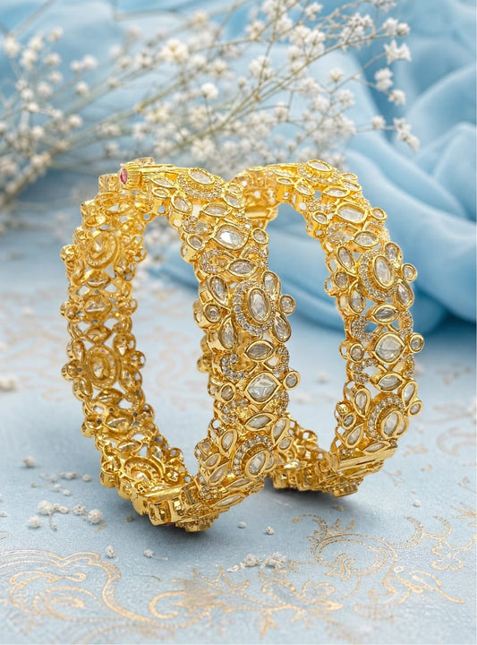 Festive Kundan Bangles