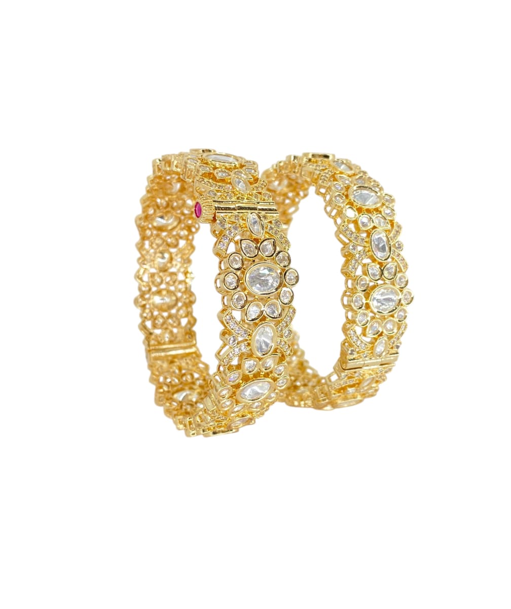 Karva Chauth Kundan Bangles - detail