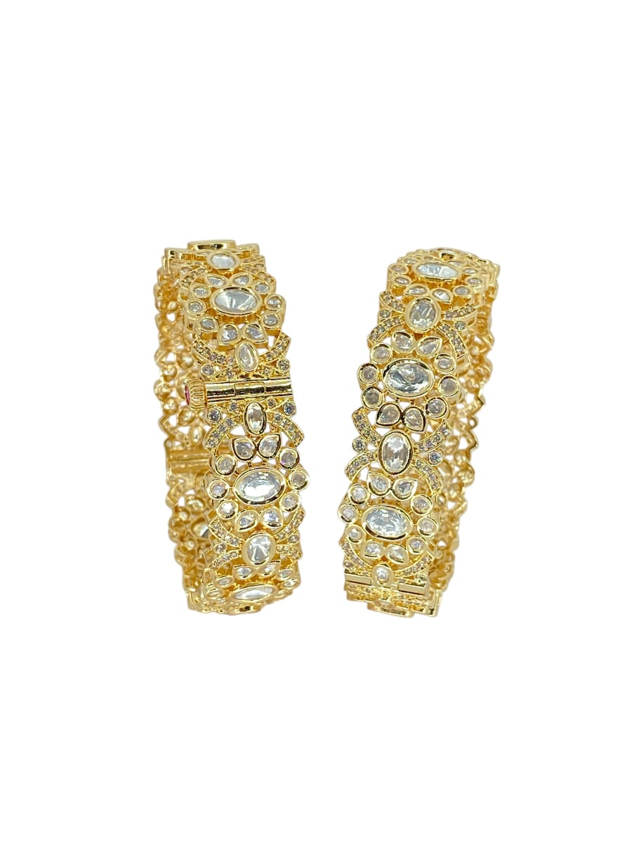 Karva Chauth Kundan Bangles - detail