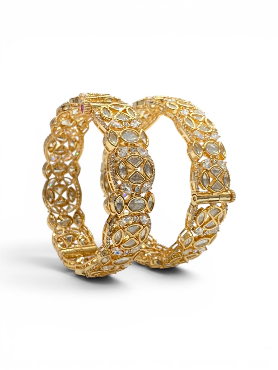 Festive Kundan kada set