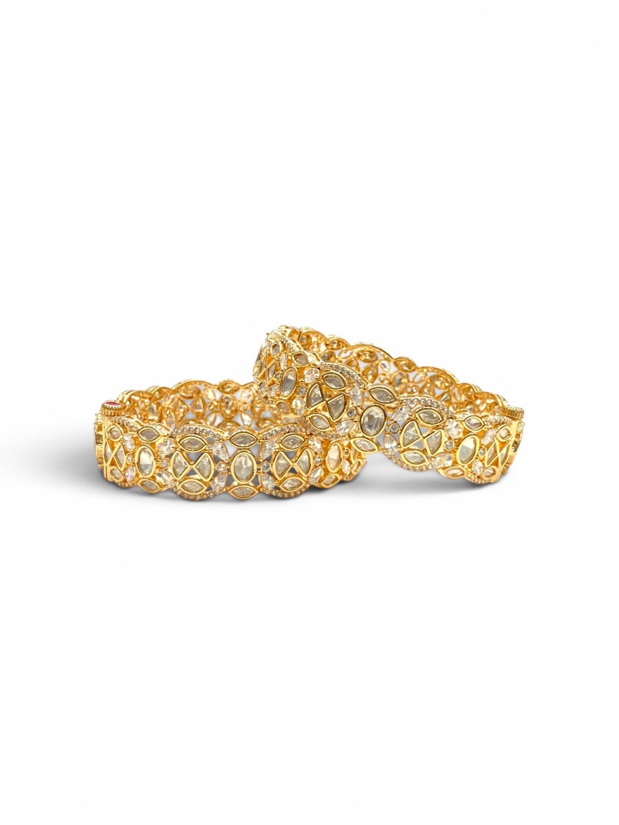Festive Kundan kada set