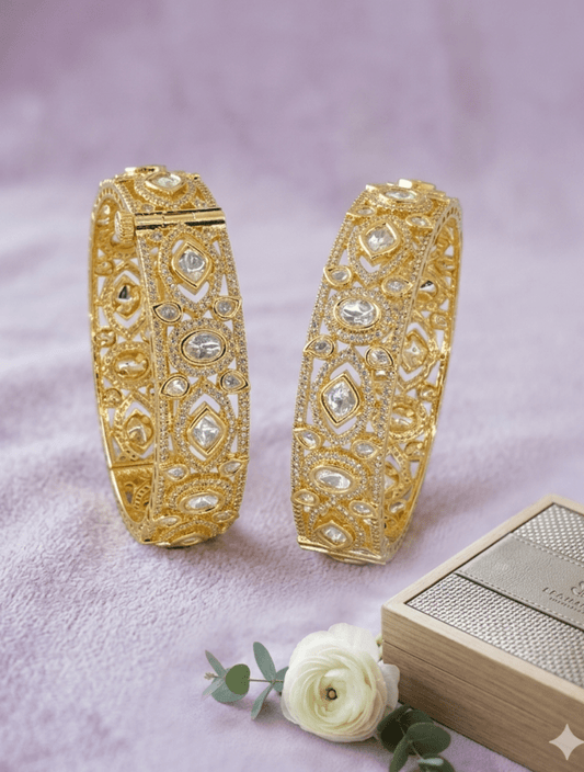 Festive Kundan Bangles