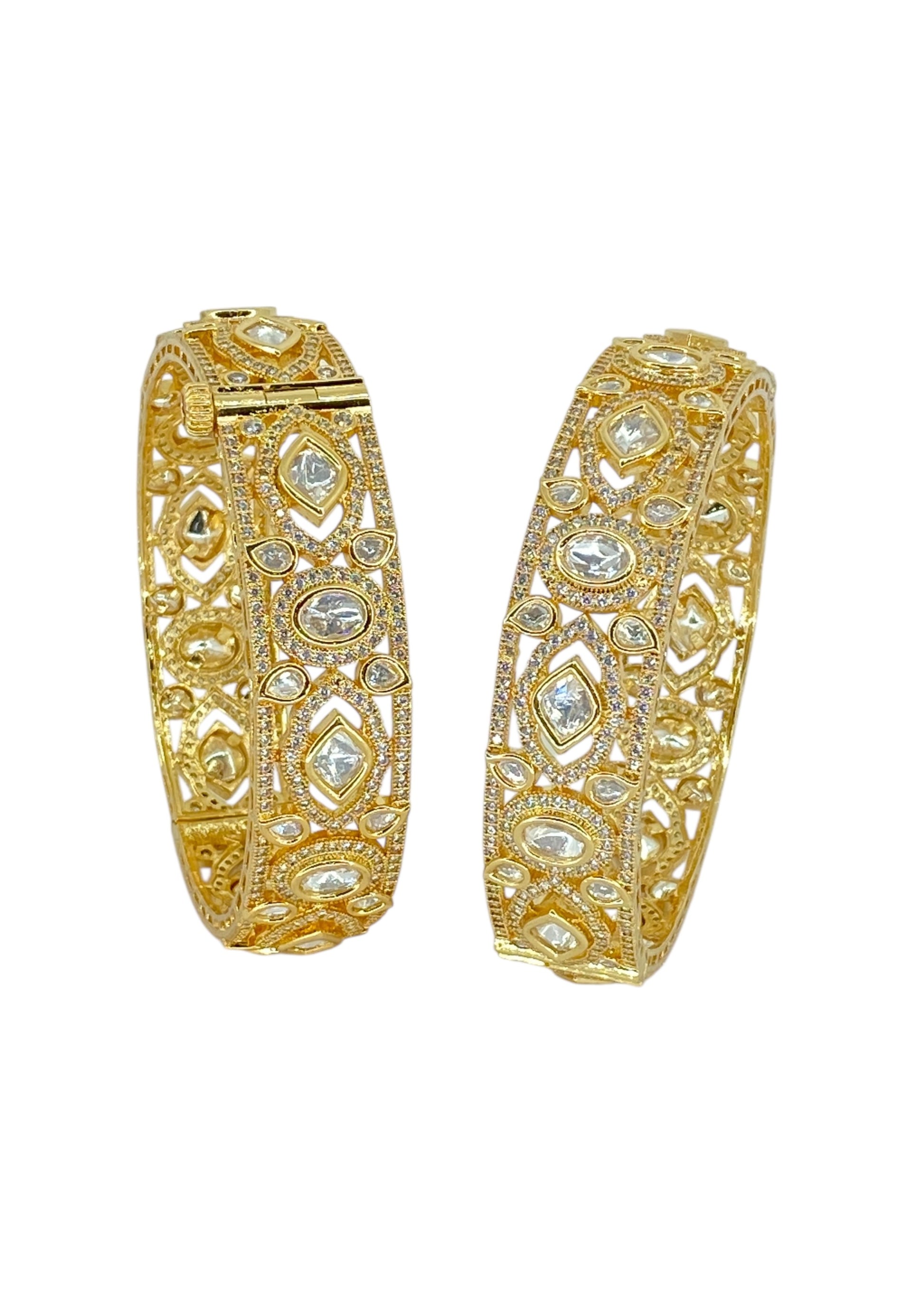 Festive Kundan Bangles