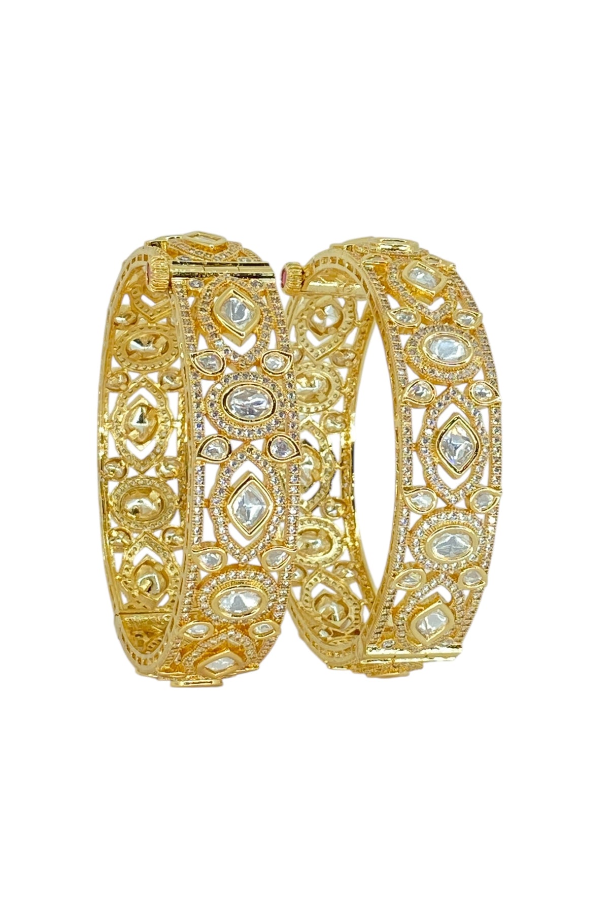 Festive Kundan Bangles