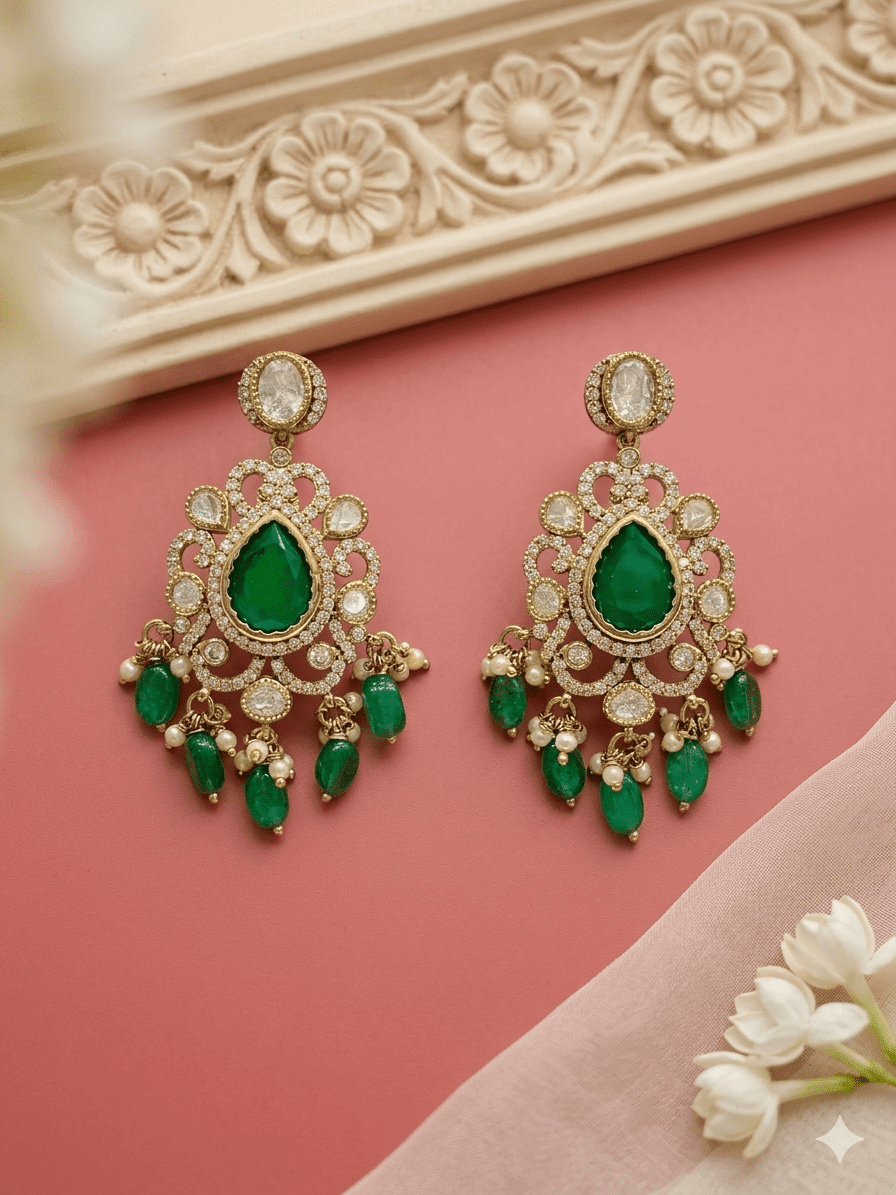 Teej Pearl Earring Set