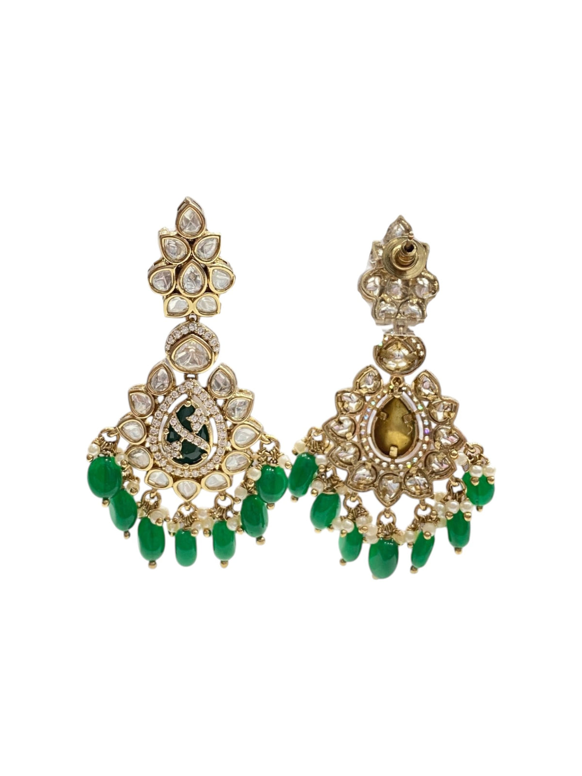 Navratri Pearl Earring Set
