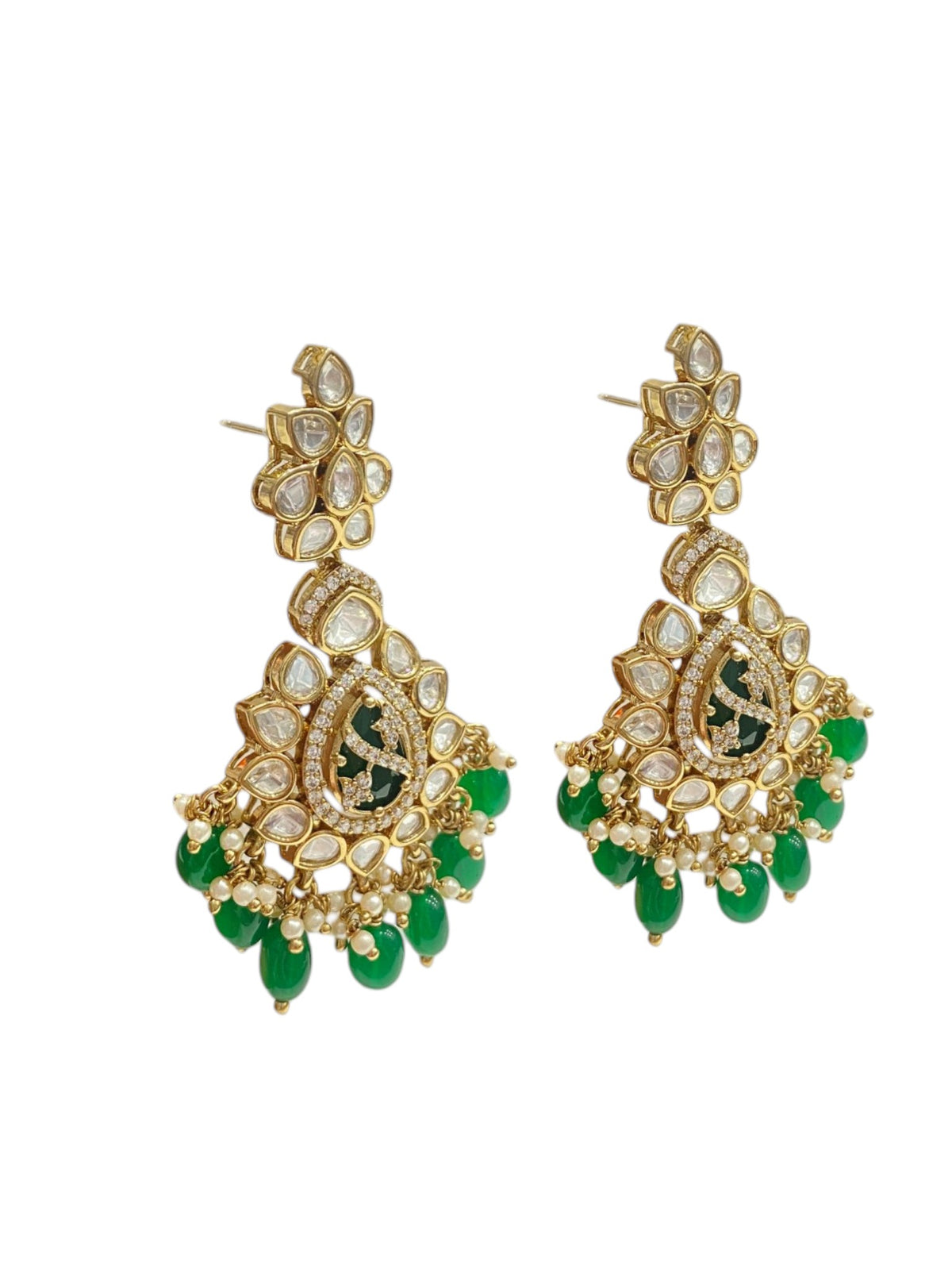 Navratri Pearl Earring Set