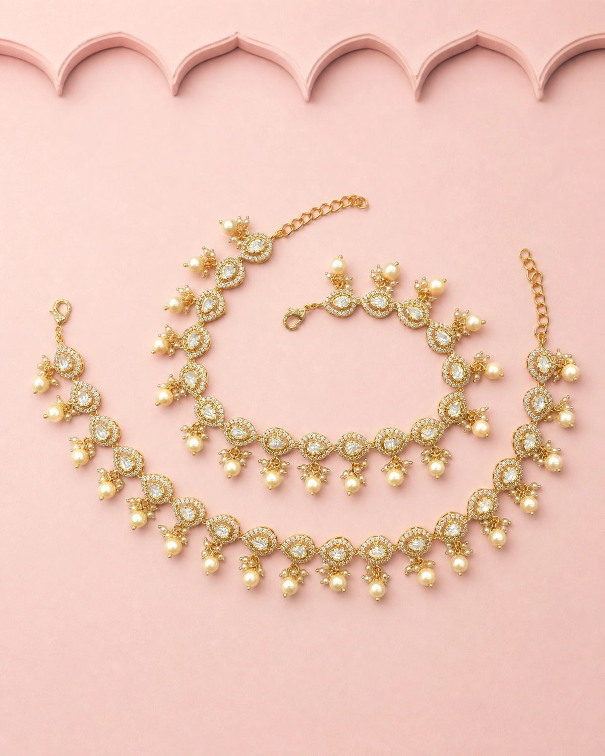 Regal Kundan Payal Anklet