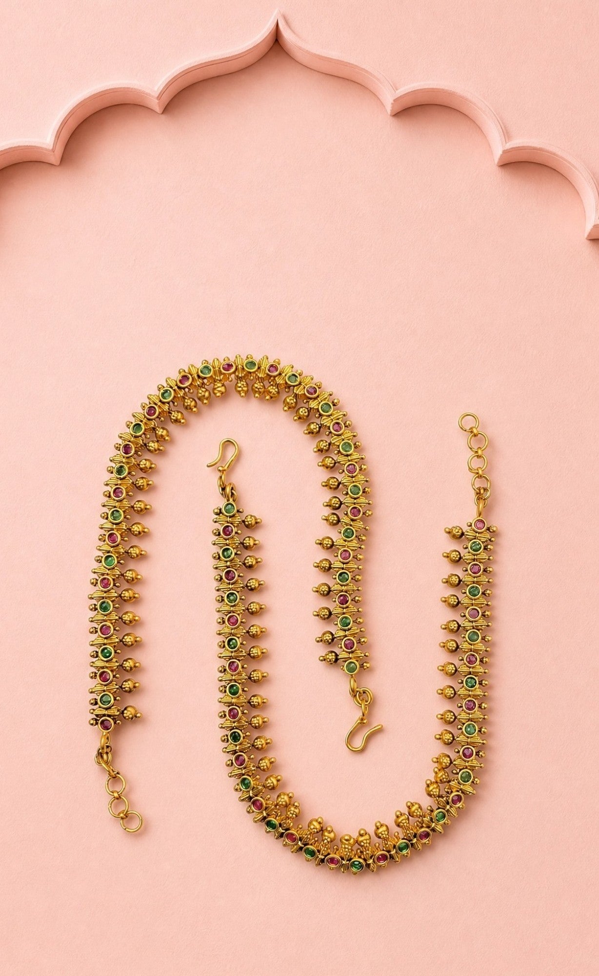 Delicate Matt Finish Anklet