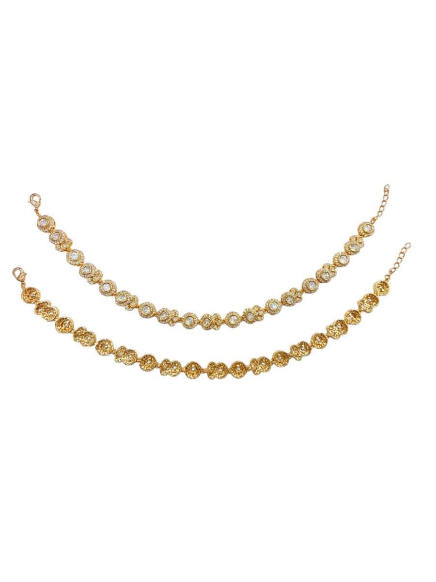 Regal Radiance Anklet - detail