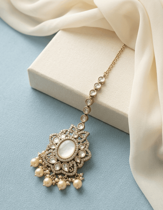 Sparkling Maangtikka For Bridemaids