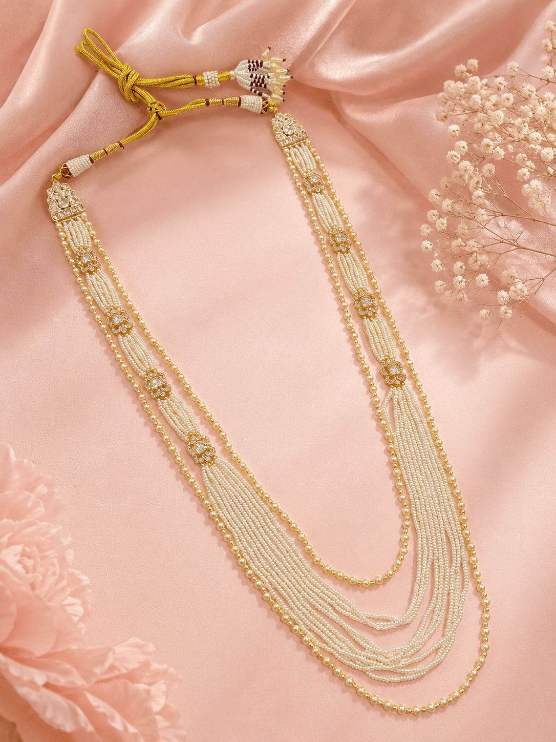 Pearl Elegance Groom Mala