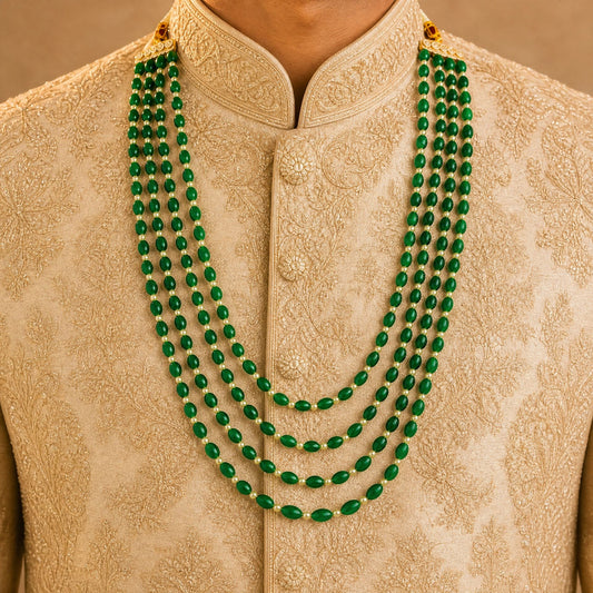 Royal Bead Groom Mala