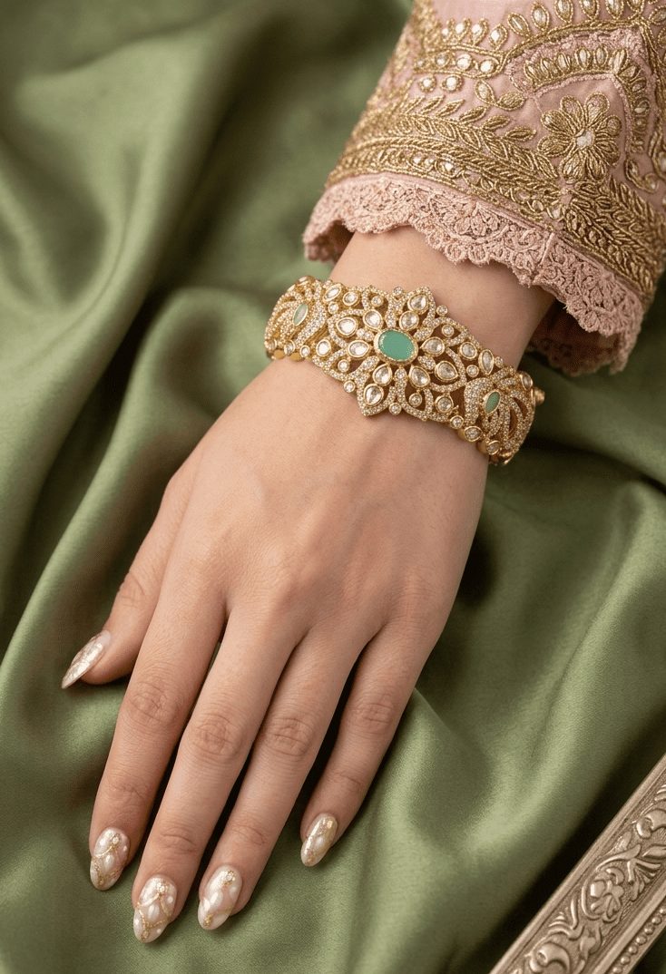 Royal Radiance Kundan Kada