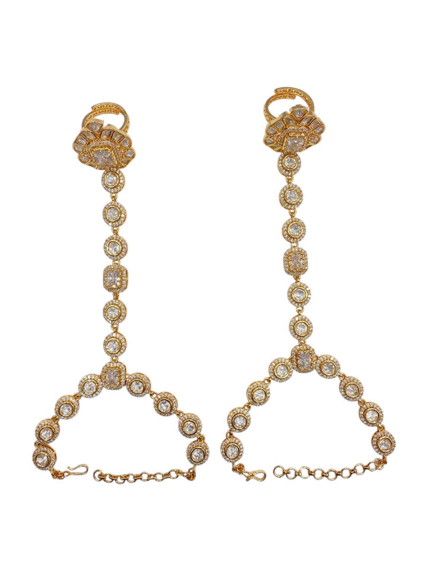 Bridal Floral Kundan Hatpaan