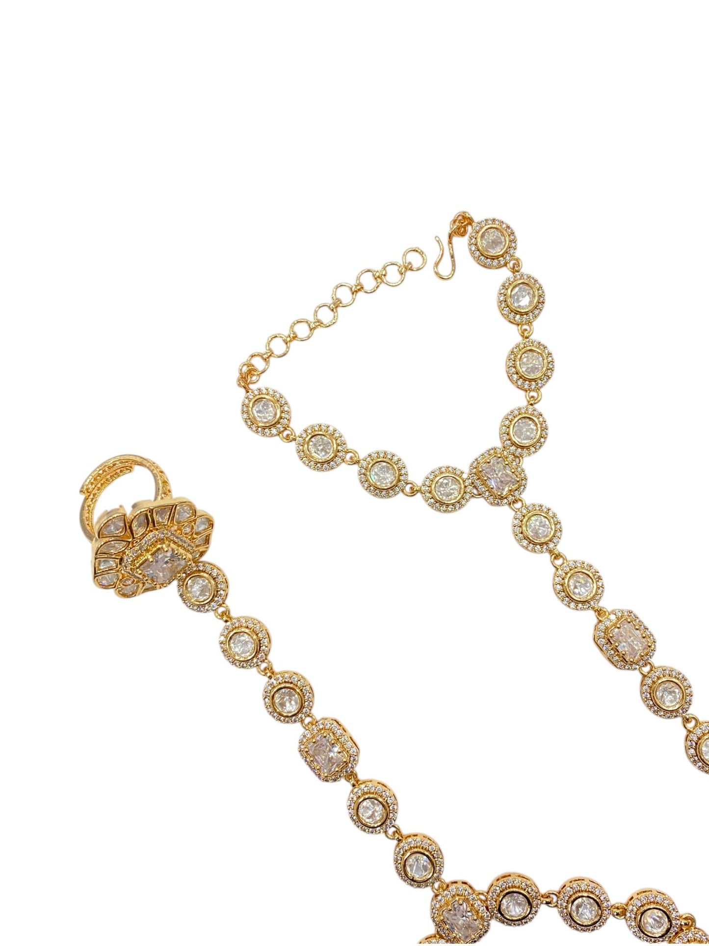 Bridal Floral Kundan Hatpaan