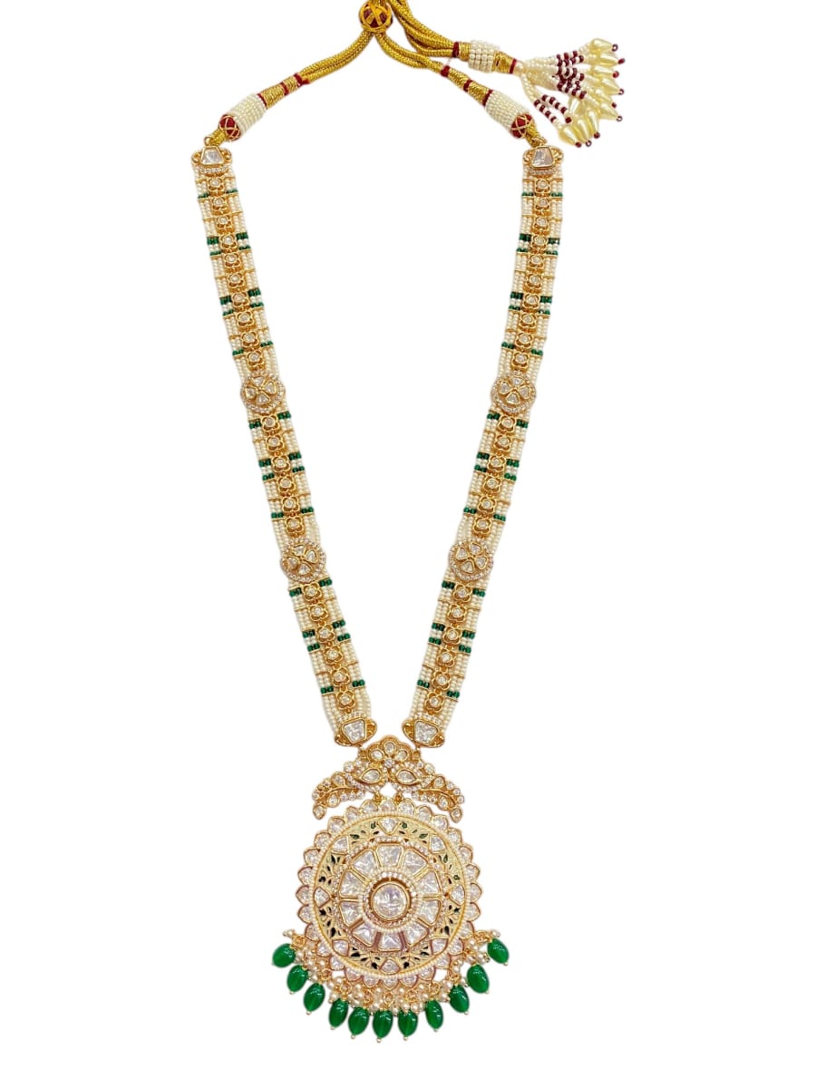 Emerald Maharani Haar - detail 1