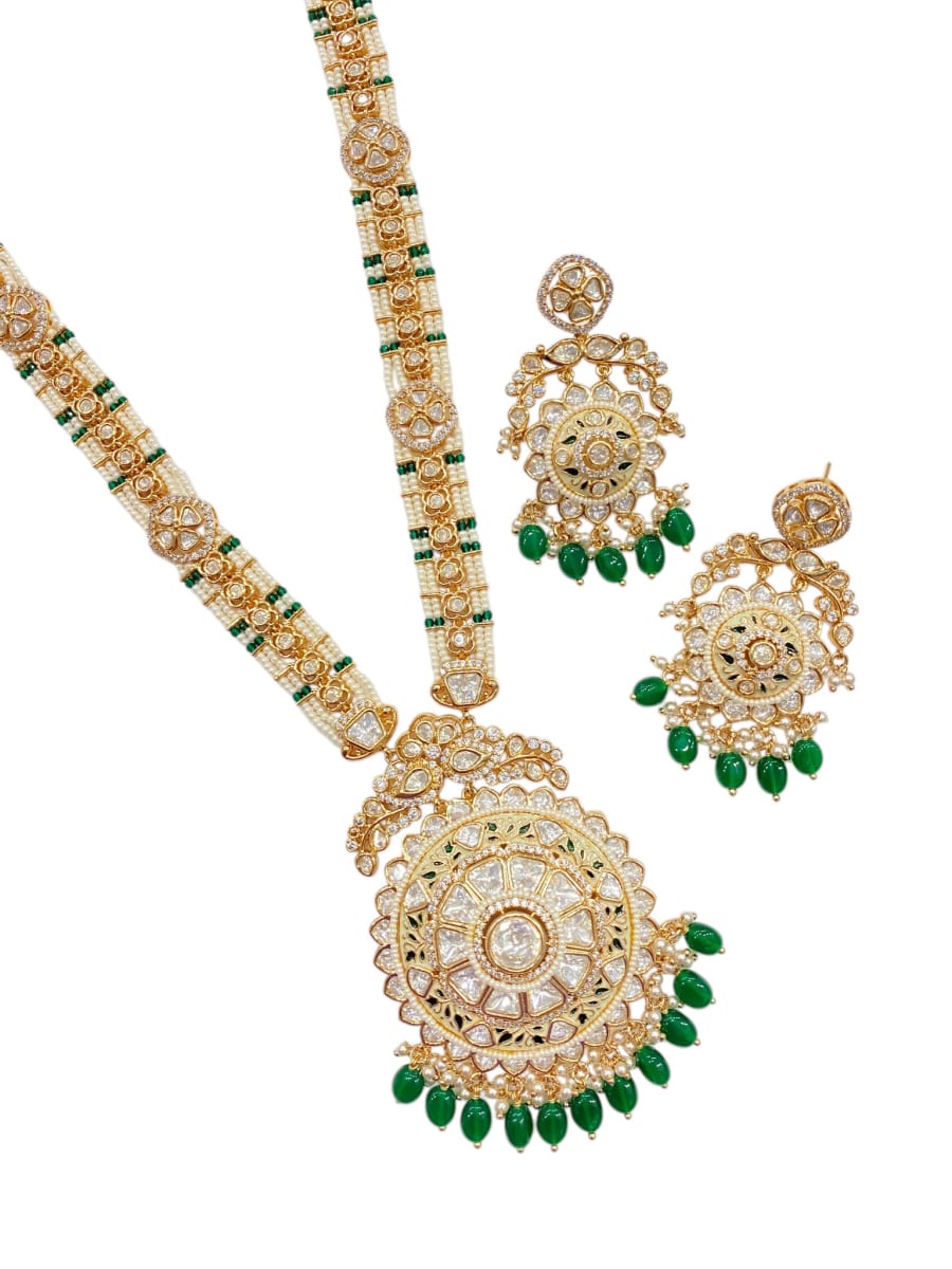 Emerald Maharani Haar - detail 2