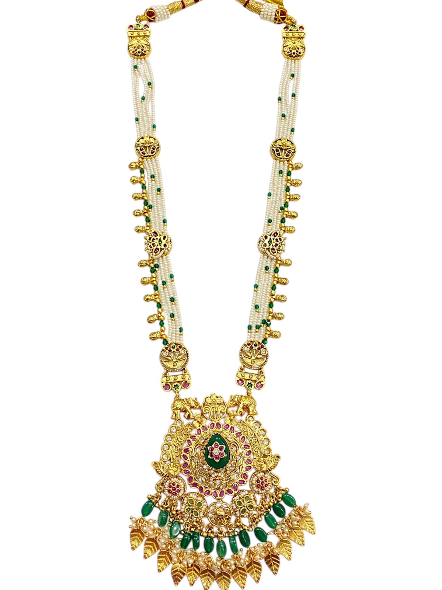 Heritage Rajwadi Kundan Long Set