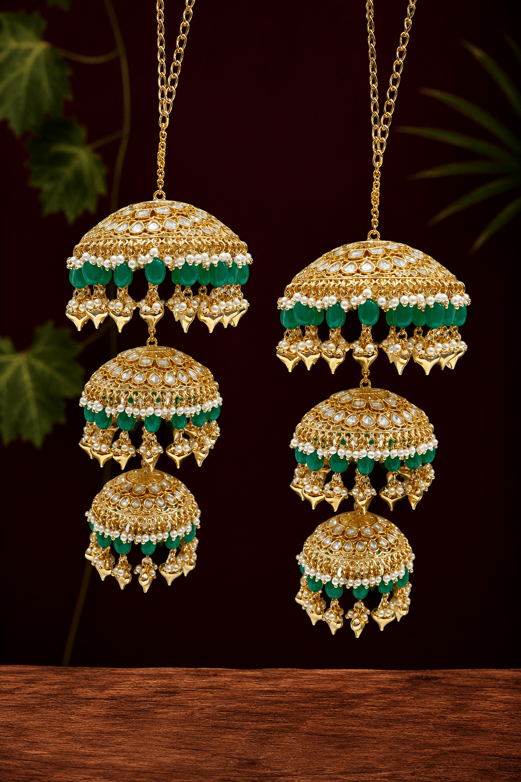 Emerald Royale Kundan Bridal Kalira