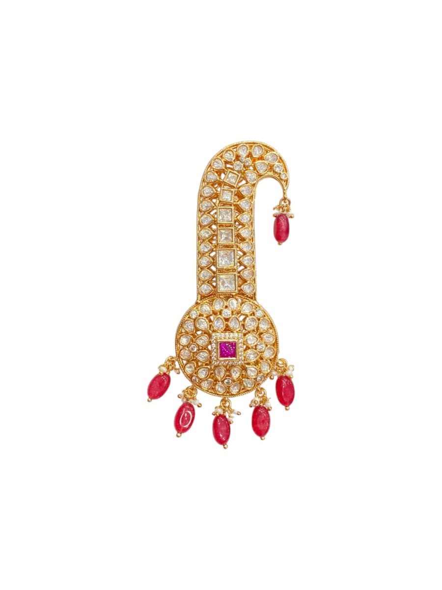 Ruby Grace Polki Kalgi - detail
