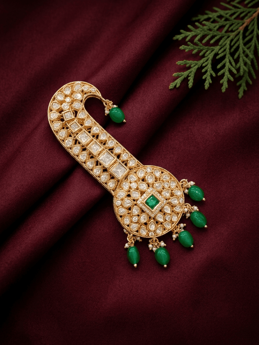 Emerald Grace Polki Kalgi