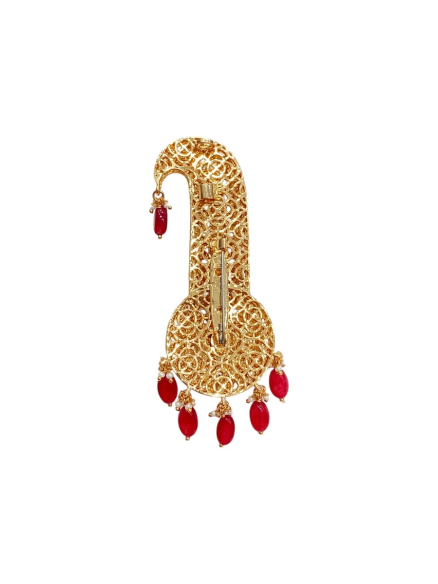 Ruby Grace Polki Kalgi - detail