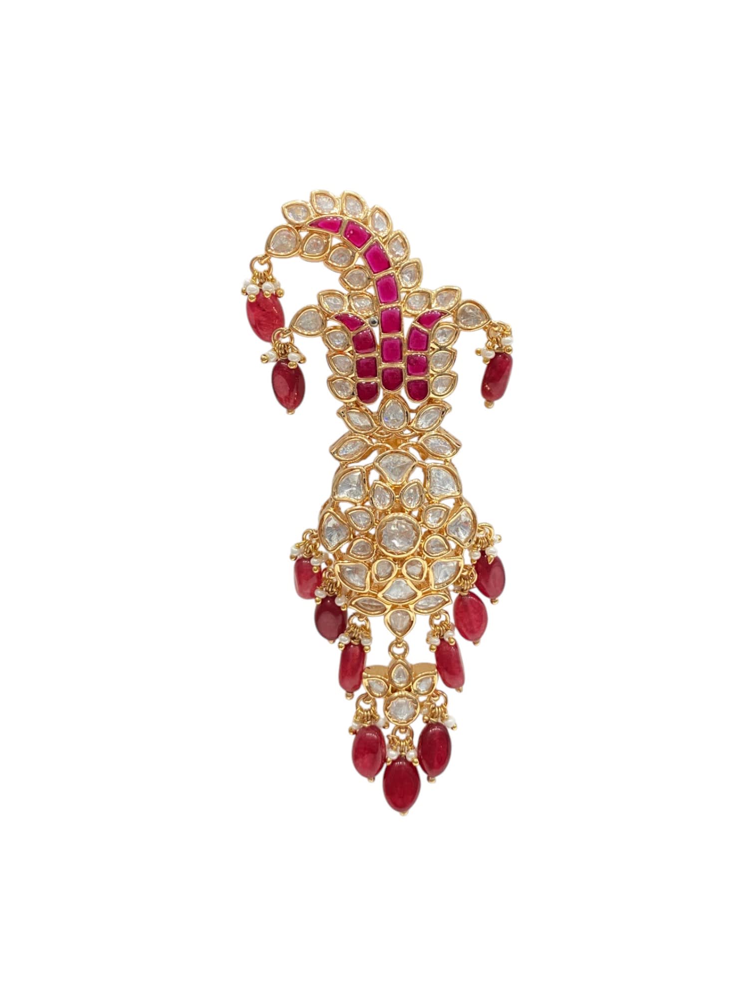 Sirini Mughal Style Ruby Kundan Kalangi