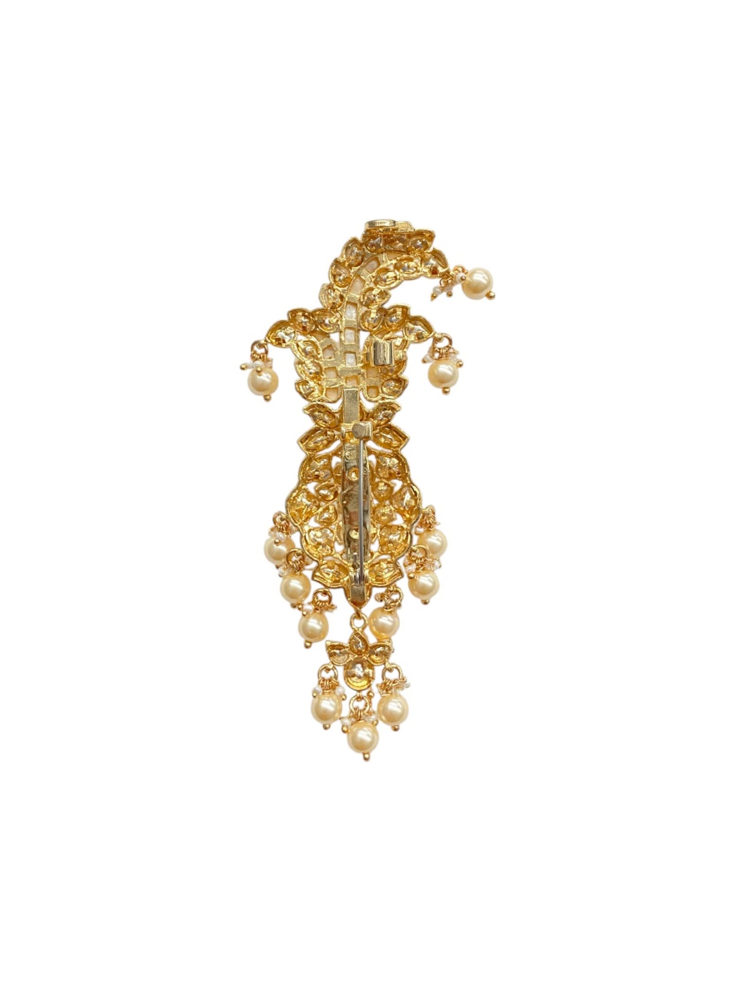 Sirini Mughal Style Pearl White Kundan Kalangi