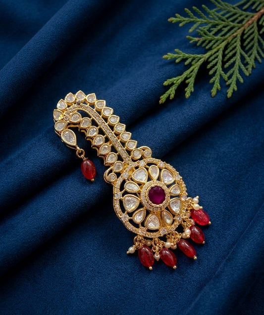 Sirini Royal Kundan Petal Kalgi