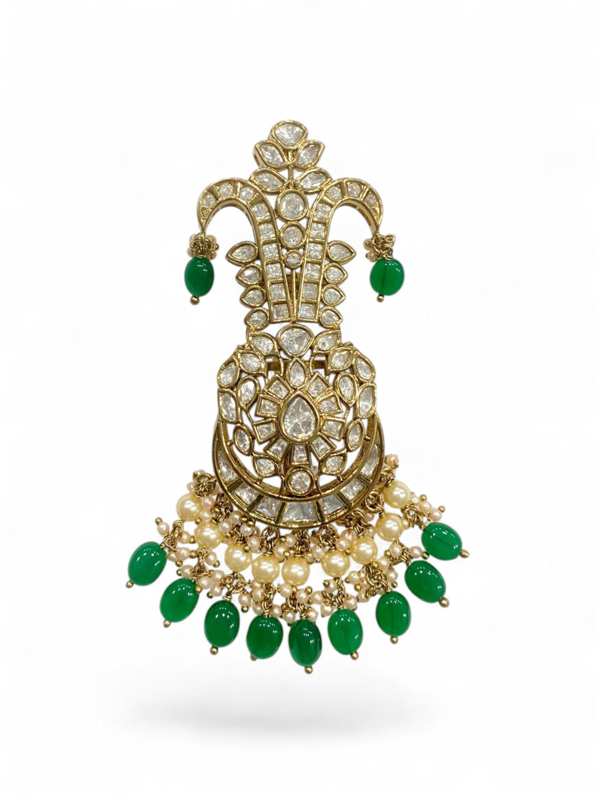 Sirini Crown Of Emerald Kalgi