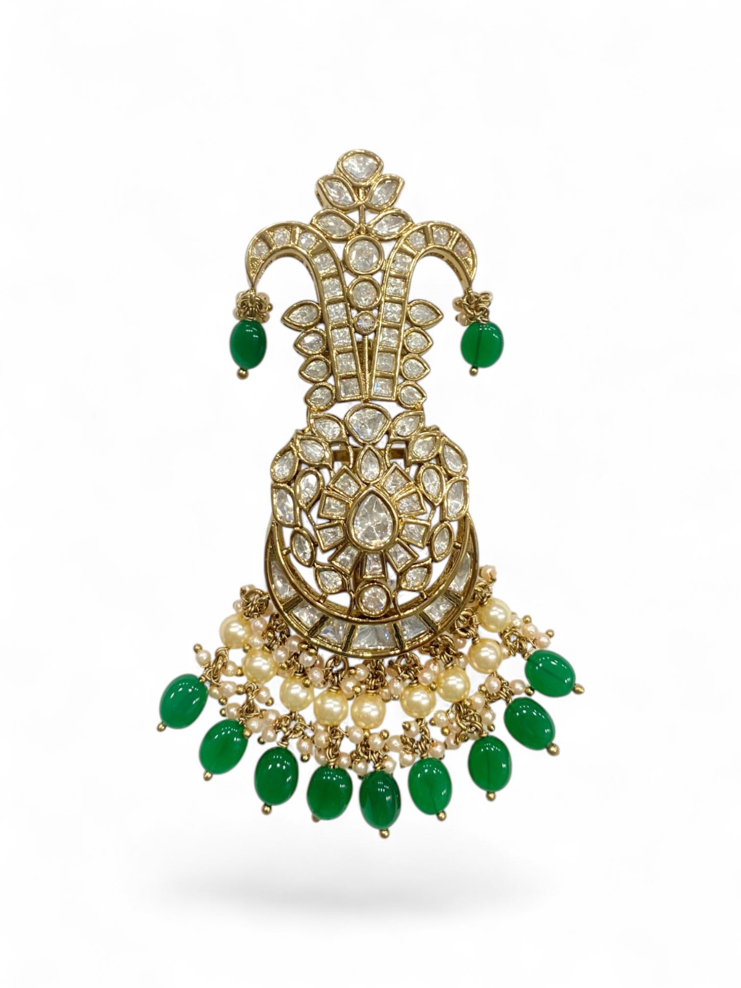 Sirini Handcrafted Royal Maharaja Kalangi - Antique Gold Finish