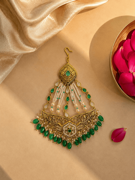 Sirini Pearl Cascade Emerald Passa