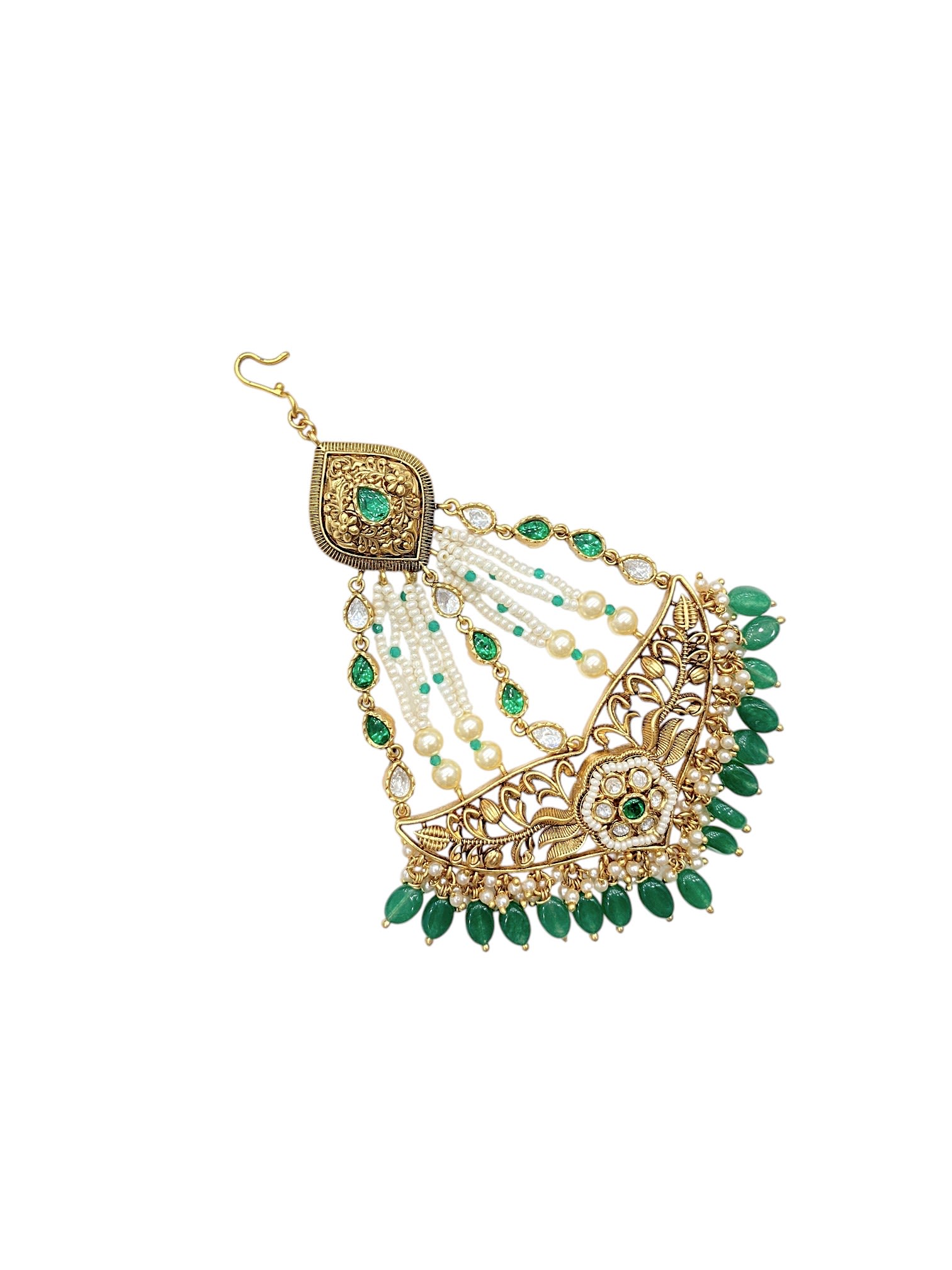 Sirini Pearl Cascade Emerald Passa