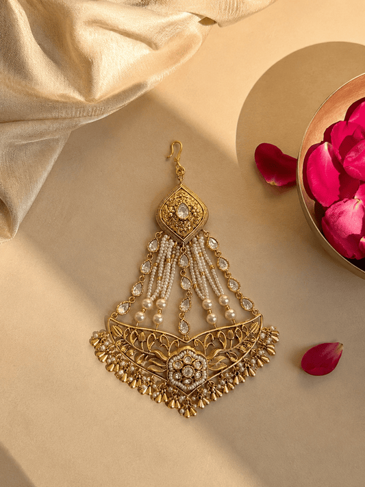 Sirini Pearl Cascade Crystal Passa
