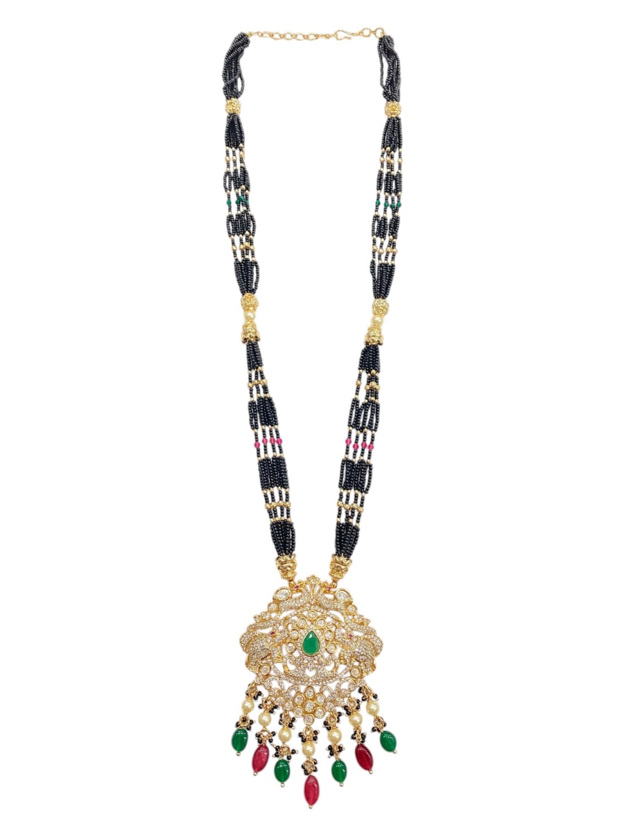 Navratna Kundan Mangalsutra Set - detail